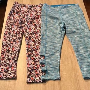 two pairs of workout leggings!!